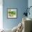 Golf Cart in Blue-Robbin Rawlings-Framed Premium Giclee Print displayed on a wall