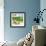 Golf Cart in Blue-Robbin Rawlings-Framed Premium Giclee Print displayed on a wall