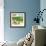 Golf Cart in Blue-Robbin Rawlings-Framed Premium Giclee Print displayed on a wall