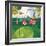 Golf Cart - Red-Robbin Rawlings-Framed Art Print