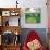 Golf Cart - Red-Robbin Rawlings-Giclee Print displayed on a wall