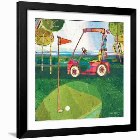 Golf Cart - Red-Robbin Rawlings-Framed Giclee Print