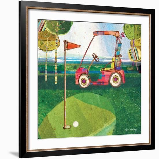 Golf Cart - Red-Robbin Rawlings-Framed Giclee Print