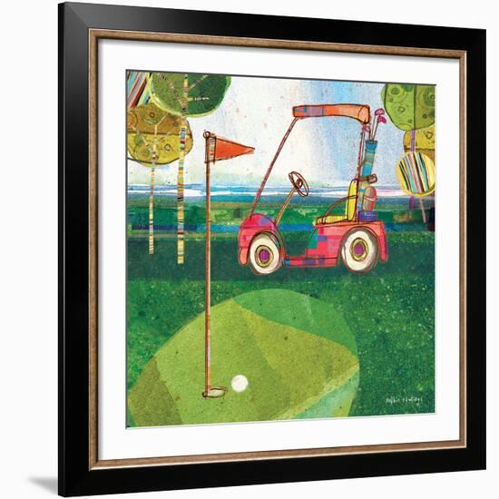 Golf Cart - Red-Robbin Rawlings-Framed Giclee Print