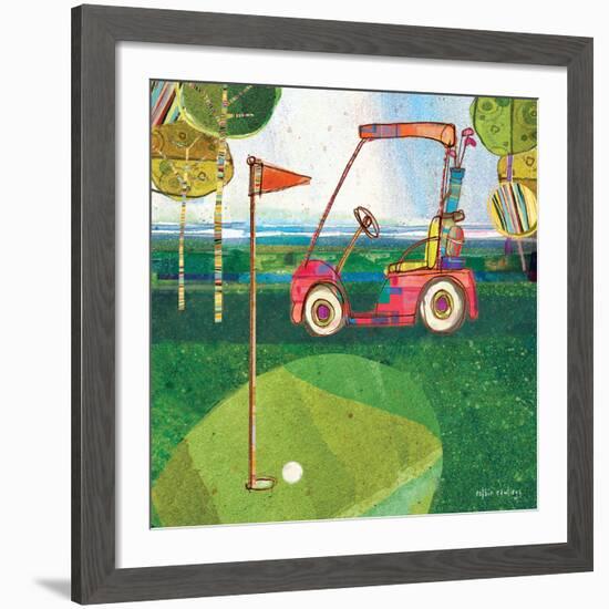 Golf Cart - Red-Robbin Rawlings-Framed Giclee Print