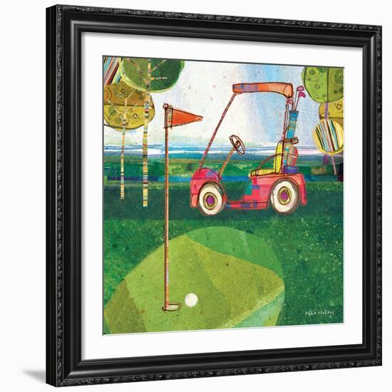 Golf Cart - Red-Robbin Rawlings-Framed Giclee Print