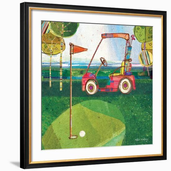 Golf Cart - Red-Robbin Rawlings-Framed Giclee Print