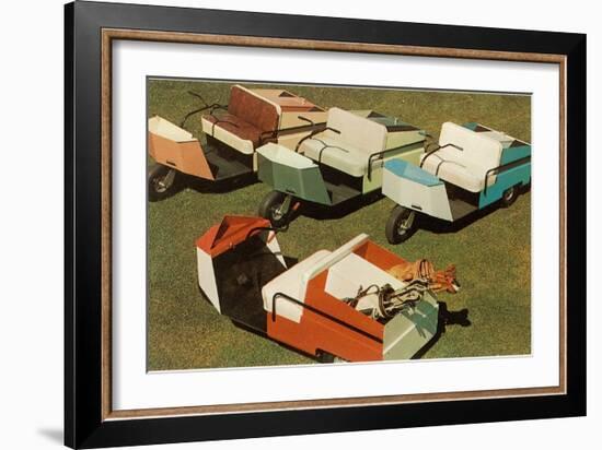 Golf Carts-null-Framed Art Print