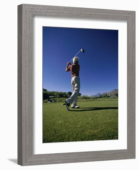 Golf Club at Genoa Lakes, Nevada, USA-null-Framed Photographic Print