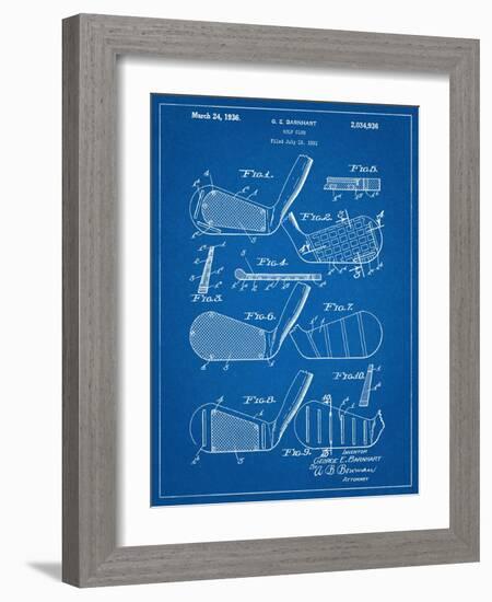 Golf Club, Club Head Patent-null-Framed Art Print