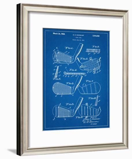 Golf Club, Club Head Patent-null-Framed Art Print