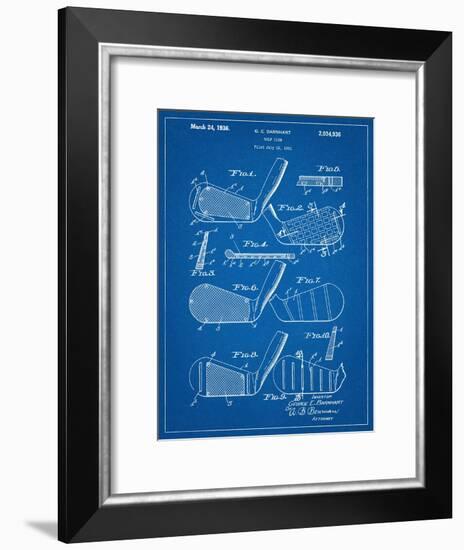 Golf Club, Club Head Patent-null-Framed Art Print