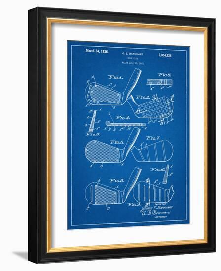 Golf Club, Club Head Patent-null-Framed Art Print