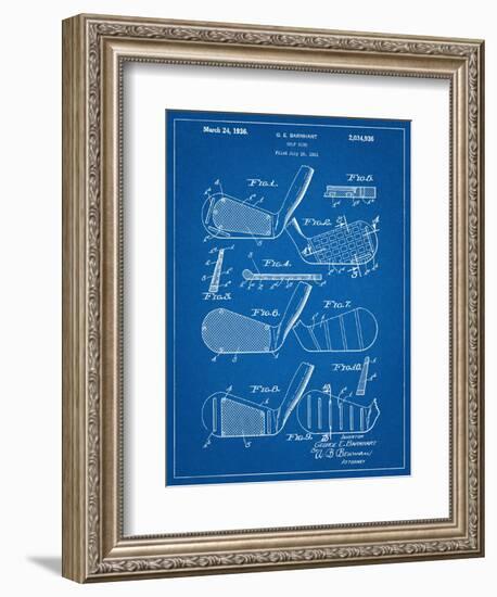 Golf Club, Club Head Patent-null-Framed Art Print