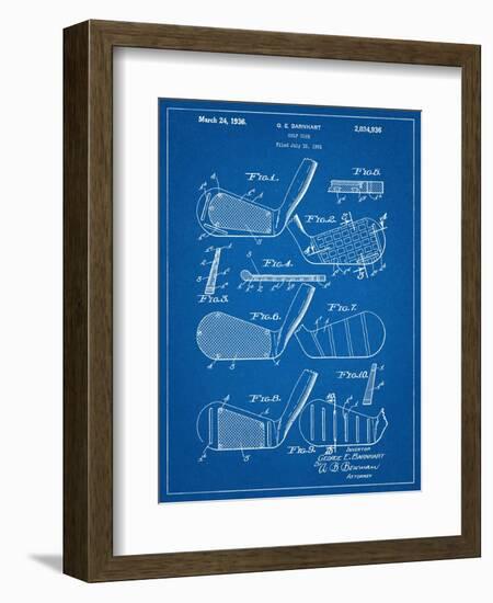 Golf Club, Club Head Patent-null-Framed Art Print