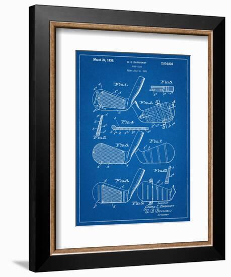 Golf Club, Club Head Patent-null-Framed Art Print