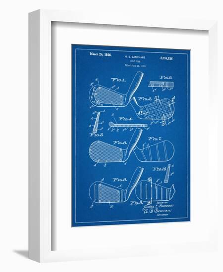 Golf Club, Club Head Patent-null-Framed Art Print