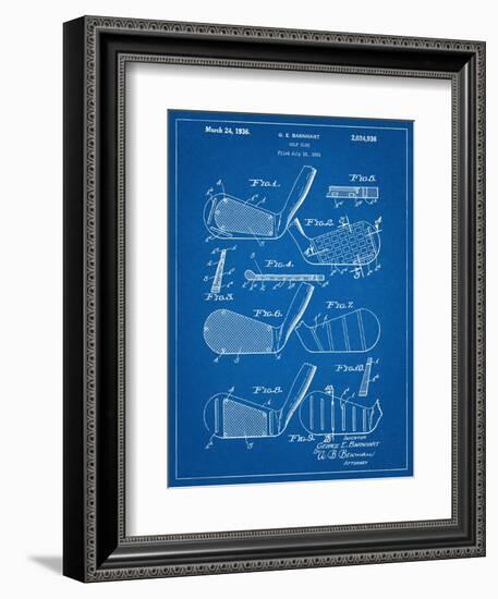 Golf Club, Club Head Patent-null-Framed Art Print