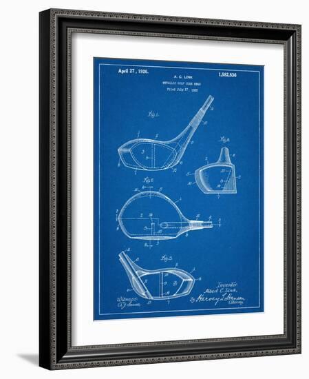 Golf Club Driver Patent-null-Framed Art Print