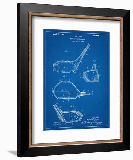 Golf Club Driver Patent-null-Framed Art Print