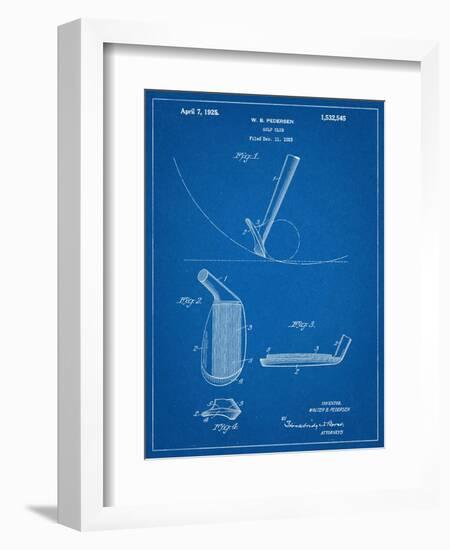Golf Club Patent-null-Framed Art Print