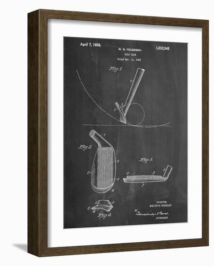 Golf Club Patent-null-Framed Art Print