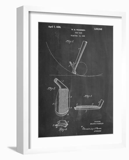 Golf Club Patent-null-Framed Art Print