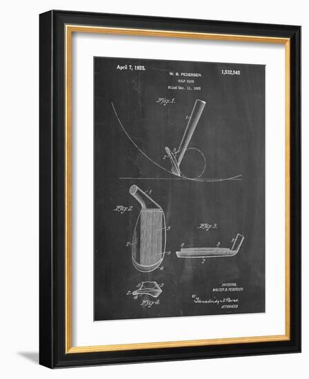 Golf Club Patent-null-Framed Art Print