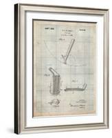 Golf Club Patent-Cole Borders-Framed Art Print