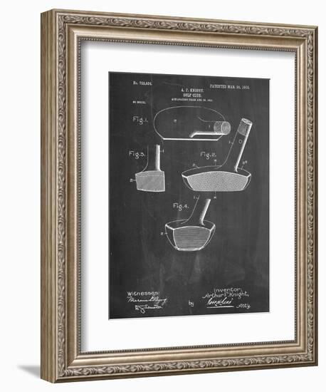 Golf Club Putter Patent-null-Framed Premium Giclee Print