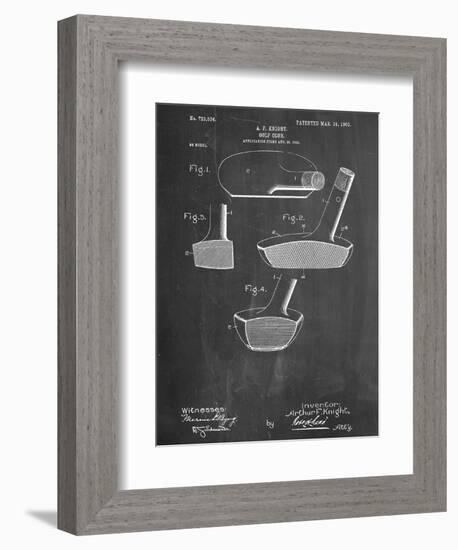 Golf Club Putter Patent-null-Framed Premium Giclee Print