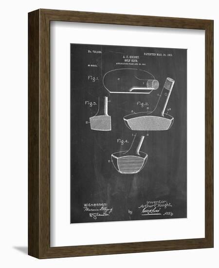 Golf Club Putter Patent-null-Framed Premium Giclee Print