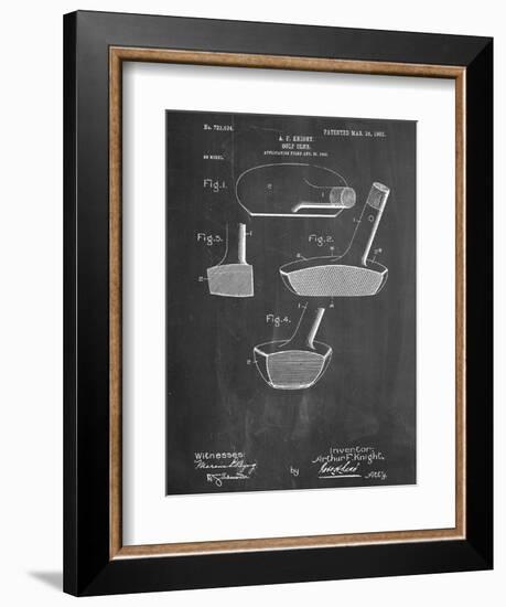 Golf Club Putter Patent-null-Framed Premium Giclee Print