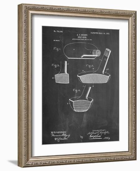 Golf Club Putter Patent-null-Framed Art Print