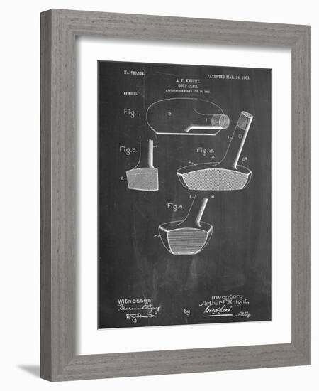 Golf Club Putter Patent-null-Framed Art Print