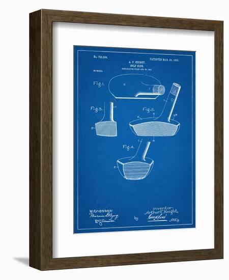 Golf Club Putter Patent-null-Framed Art Print