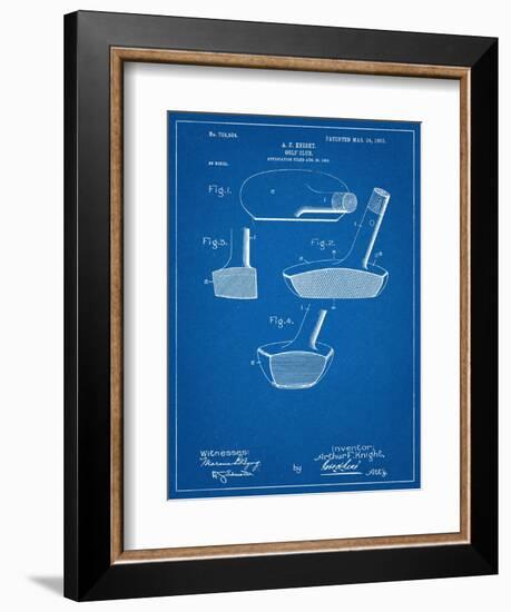 Golf Club Putter Patent-null-Framed Art Print