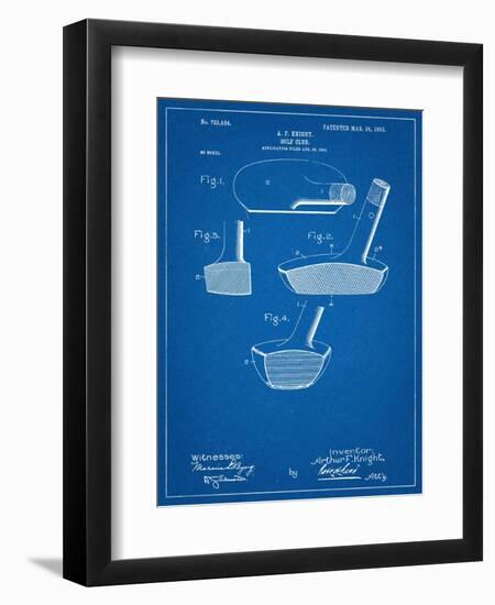 Golf Club Putter Patent-null-Framed Art Print