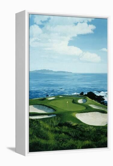 Golf Course 5-William Vanderdasson-Framed Premier Image Canvas