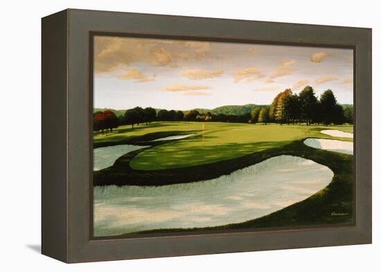 Golf Course 8-William Vanderdasson-Framed Premier Image Canvas