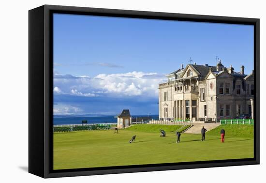 Golf Course and Club House-Neale Clark-Framed Premier Image Canvas