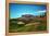 Golf Course at Foot of Mountain Range Scottsdale Arizona-null-Framed Stretched Canvas