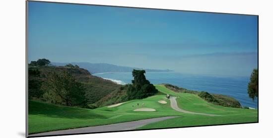 Golf Course at the Coast, Torrey Pines Golf Course, San Diego, California, USA-null-Mounted Photographic Print
