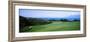 Golf Course at the Oceanside, Kapalua Golf Course, Maui, Hawaii, USA-null-Framed Photographic Print