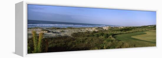 Golf Course at the Seaside, Kiawah Island Golf Resort, Kiawah Island, Charleston County-null-Framed Premier Image Canvas