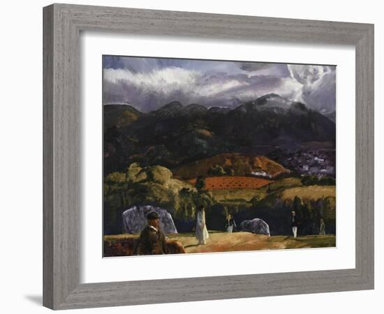 Golf Course, California, 1917-George Wesley Bellows-Framed Giclee Print