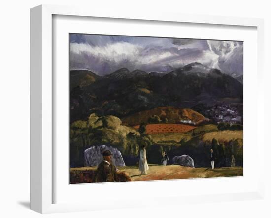 Golf Course, California, 1917-George Wesley Bellows-Framed Giclee Print