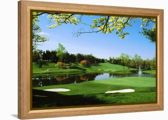 Golf Course, Congressional Country Club, Potomac, Montgomery County, Maryland, USA-null-Framed Premier Image Canvas