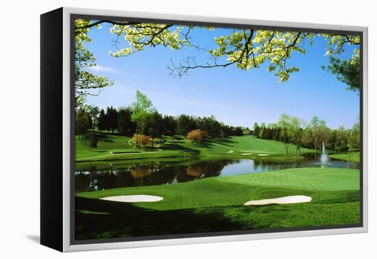 Golf Course, Congressional Country Club, Potomac, Montgomery County, Maryland, USA-null-Framed Premier Image Canvas