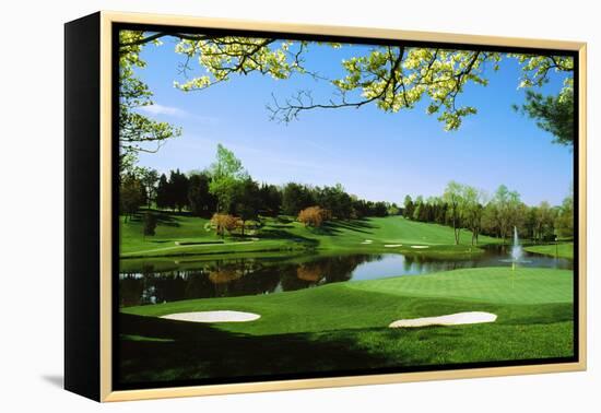 Golf Course, Congressional Country Club, Potomac, Montgomery County, Maryland, USA-null-Framed Premier Image Canvas